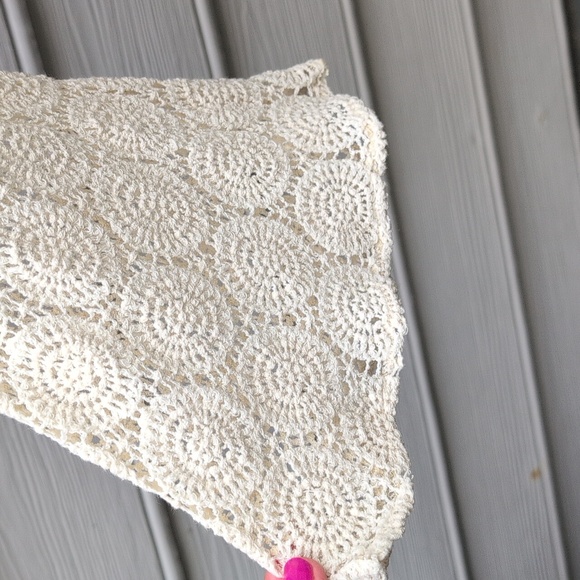 Solitaire Embroided Cream Bell Sleeve Blouse | Embroidered Long Sleeve Top - Picture 3 of 12